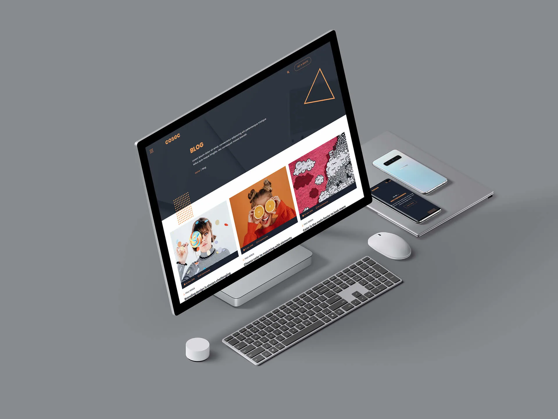 Cosec – One Page Creative Agency HTML5 Template