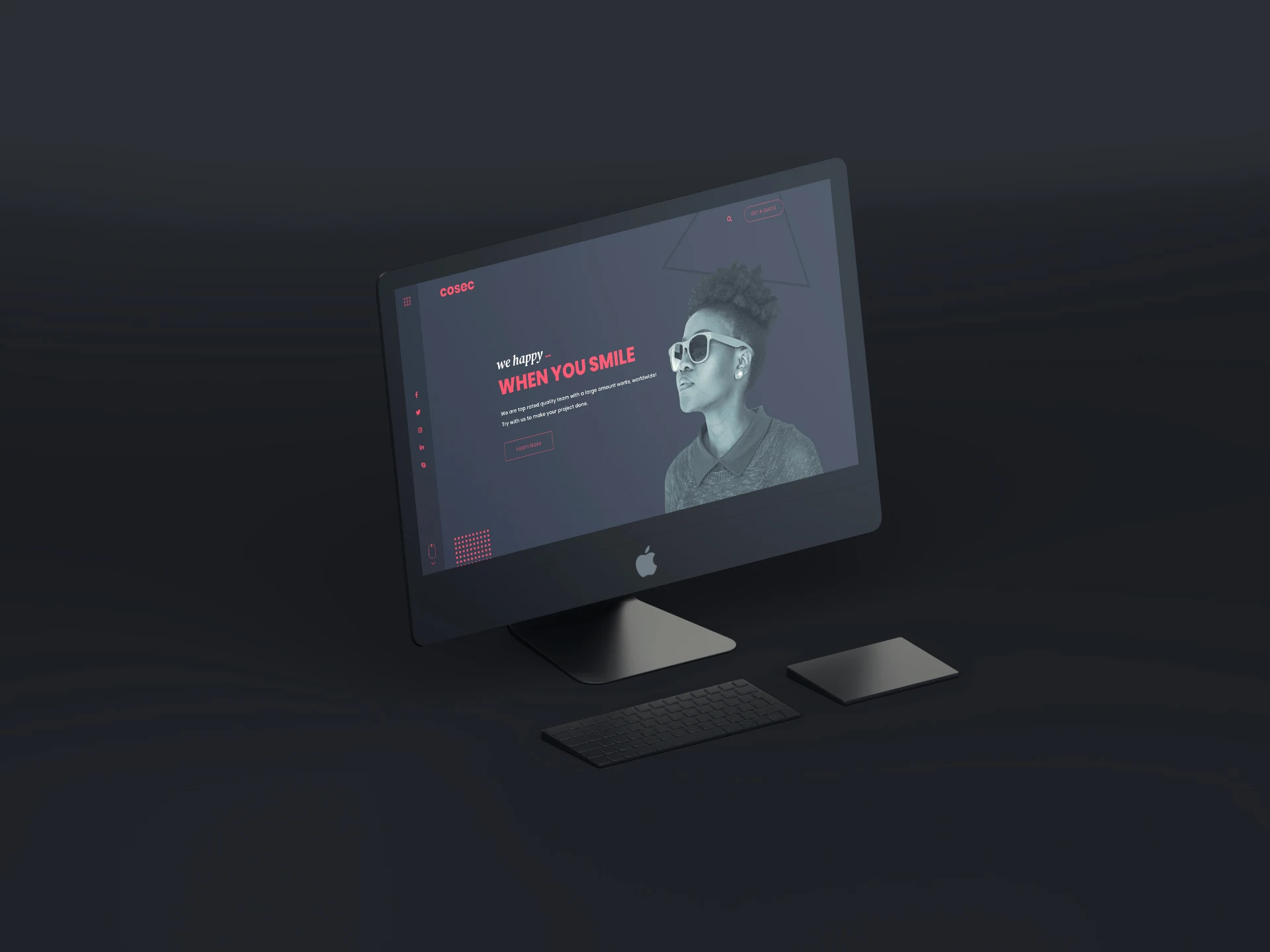 Cosec – One Page Creative Agency HTML5 Template