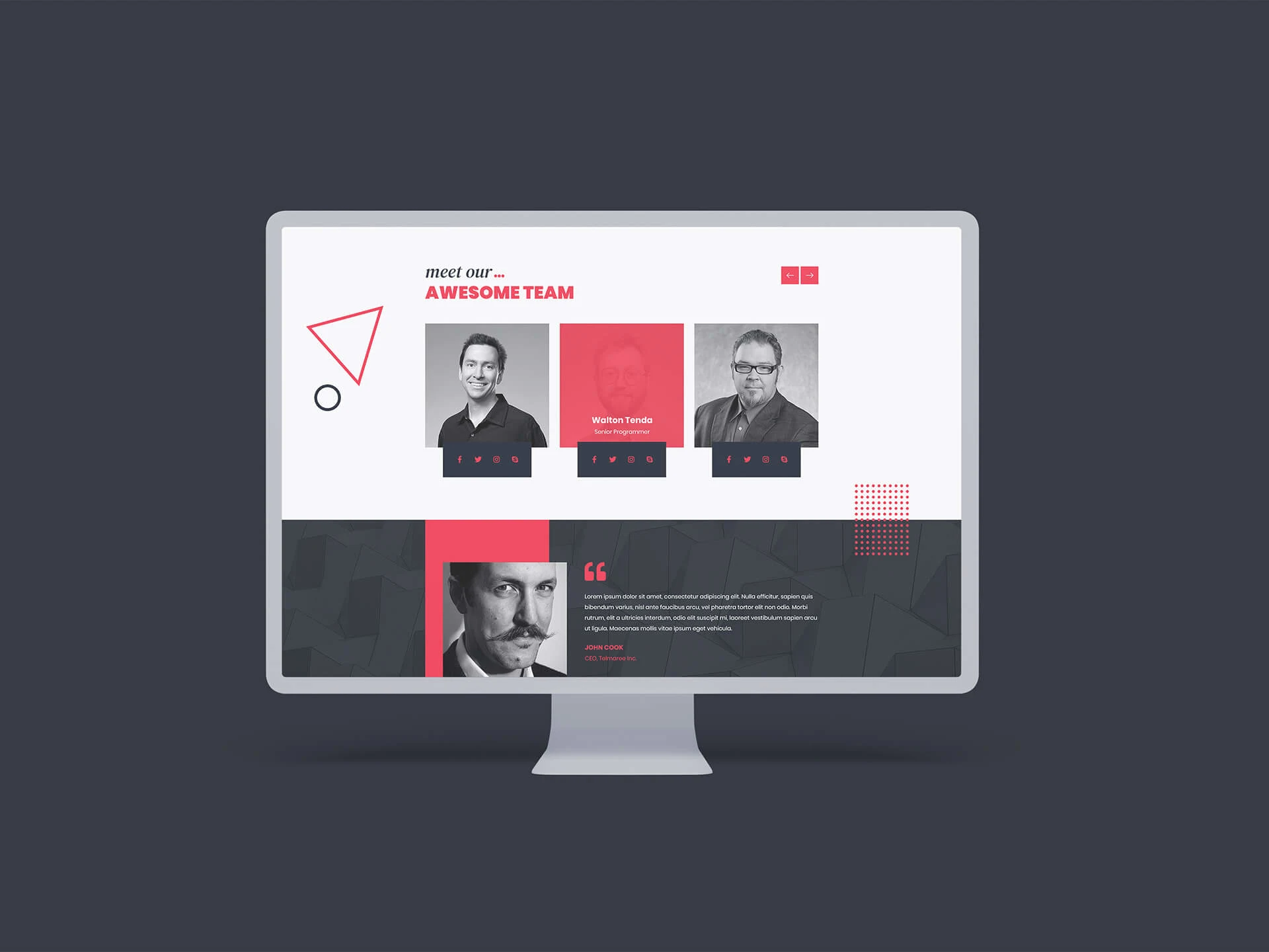 Cosec – One Page Creative Agency PSD Template
