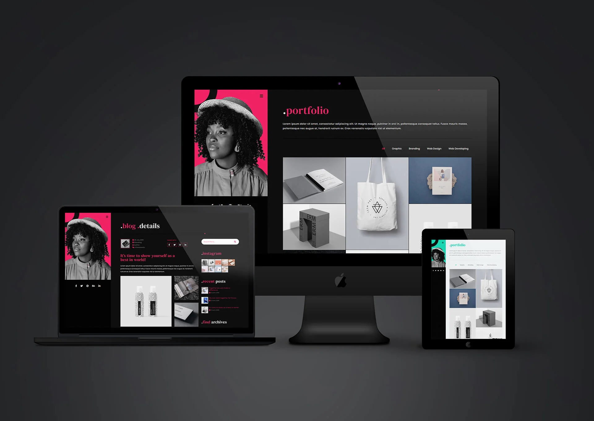 Fariha – Personal Portfolio & Resume HTML5 Template