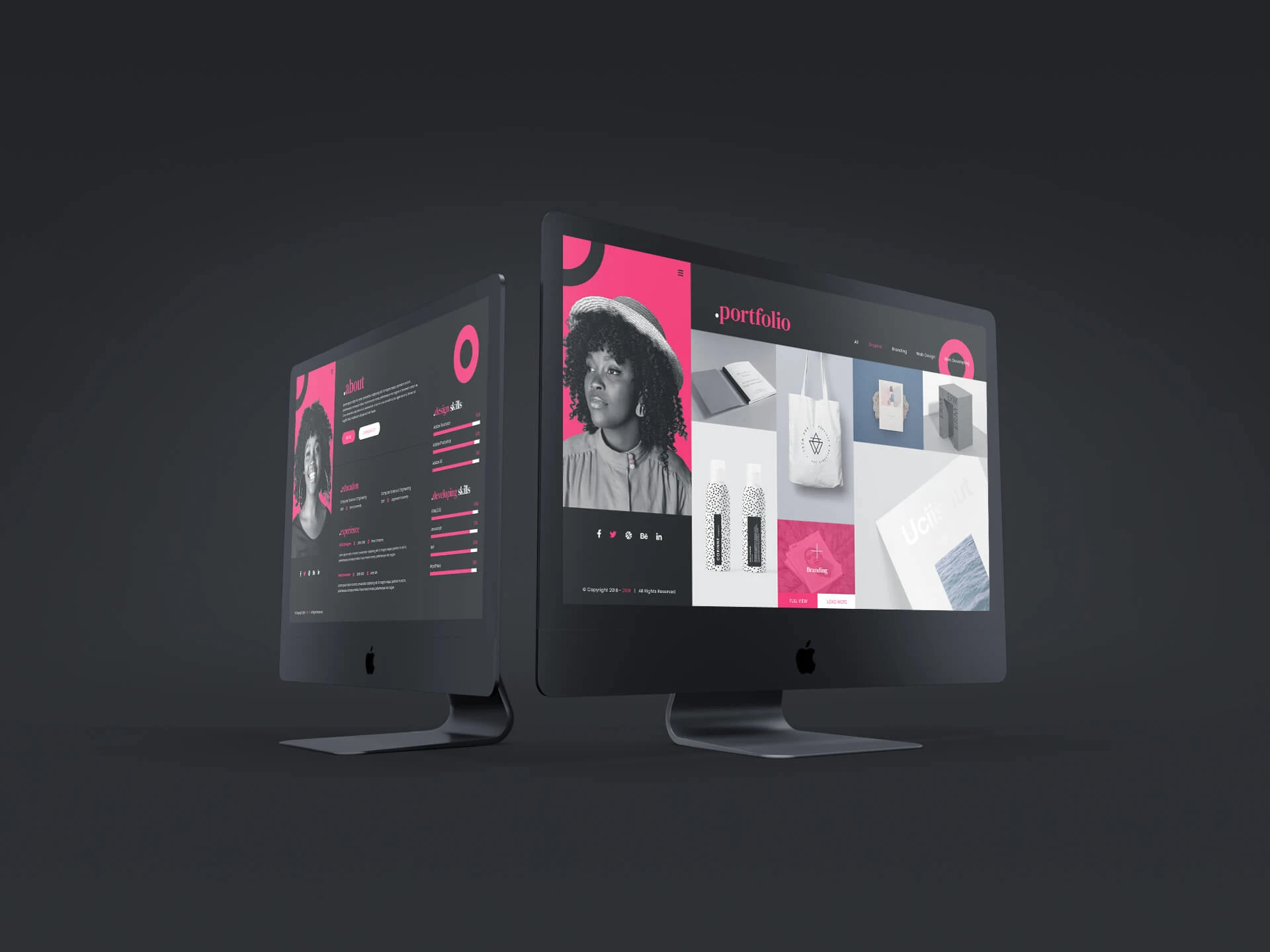 Fariha – Personal Portfolio & Resume PSD Template