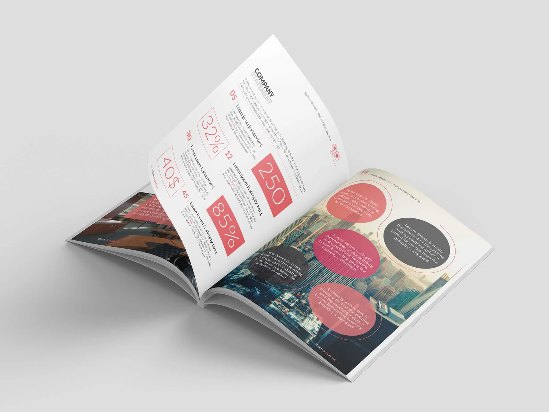 iTech Solutions Annual Report Brochure Template