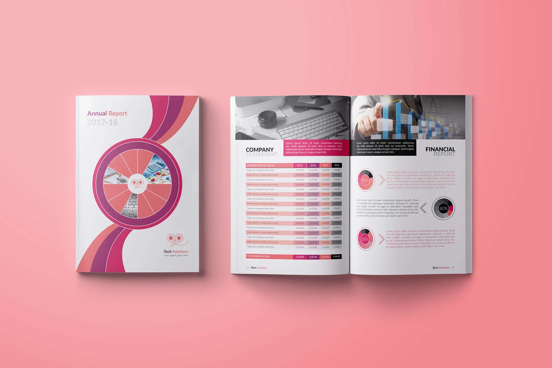 iTech-Solutions Annual Report Template