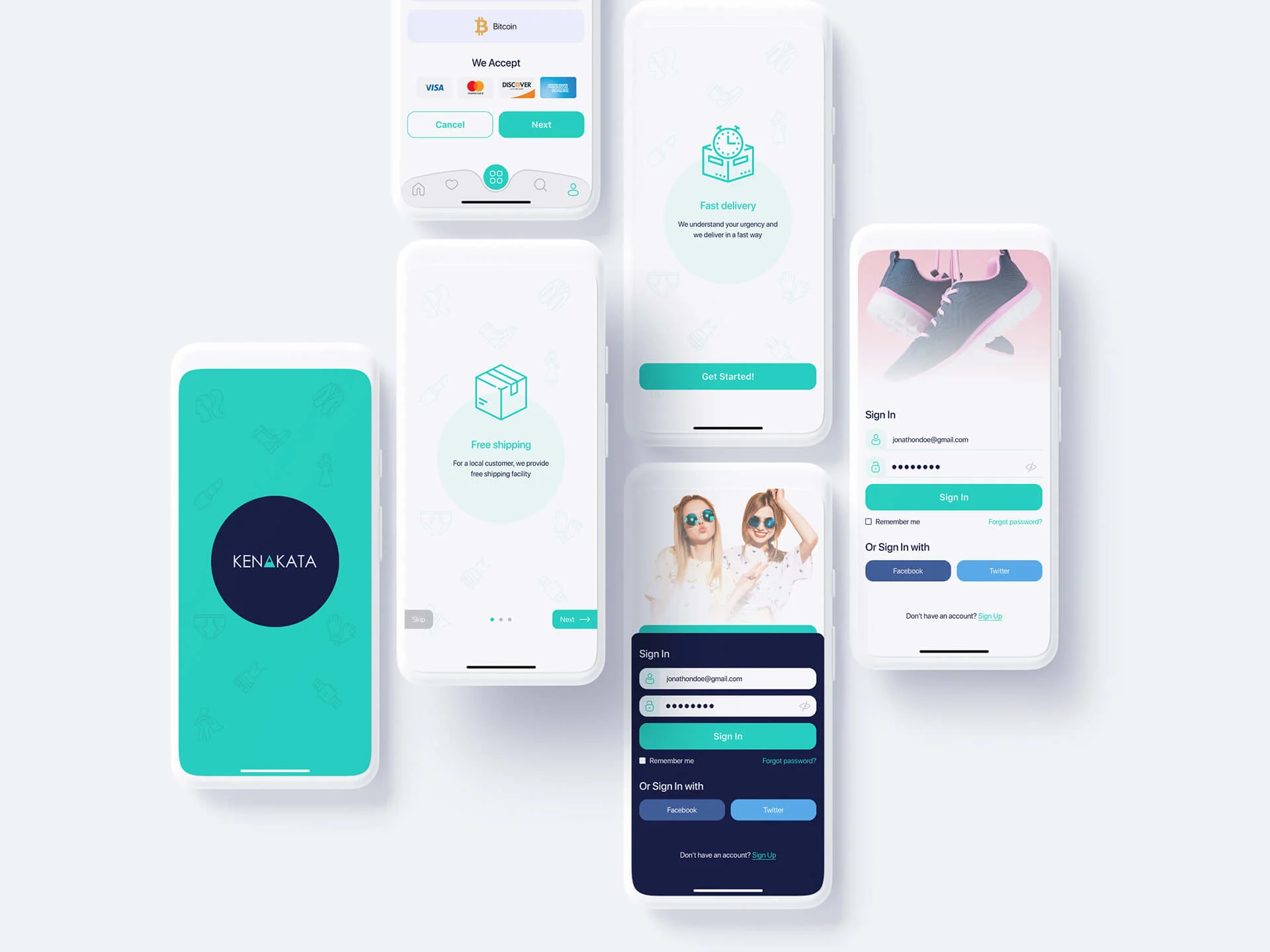 Kenakata – eCommerce Mobile App UI Kit
