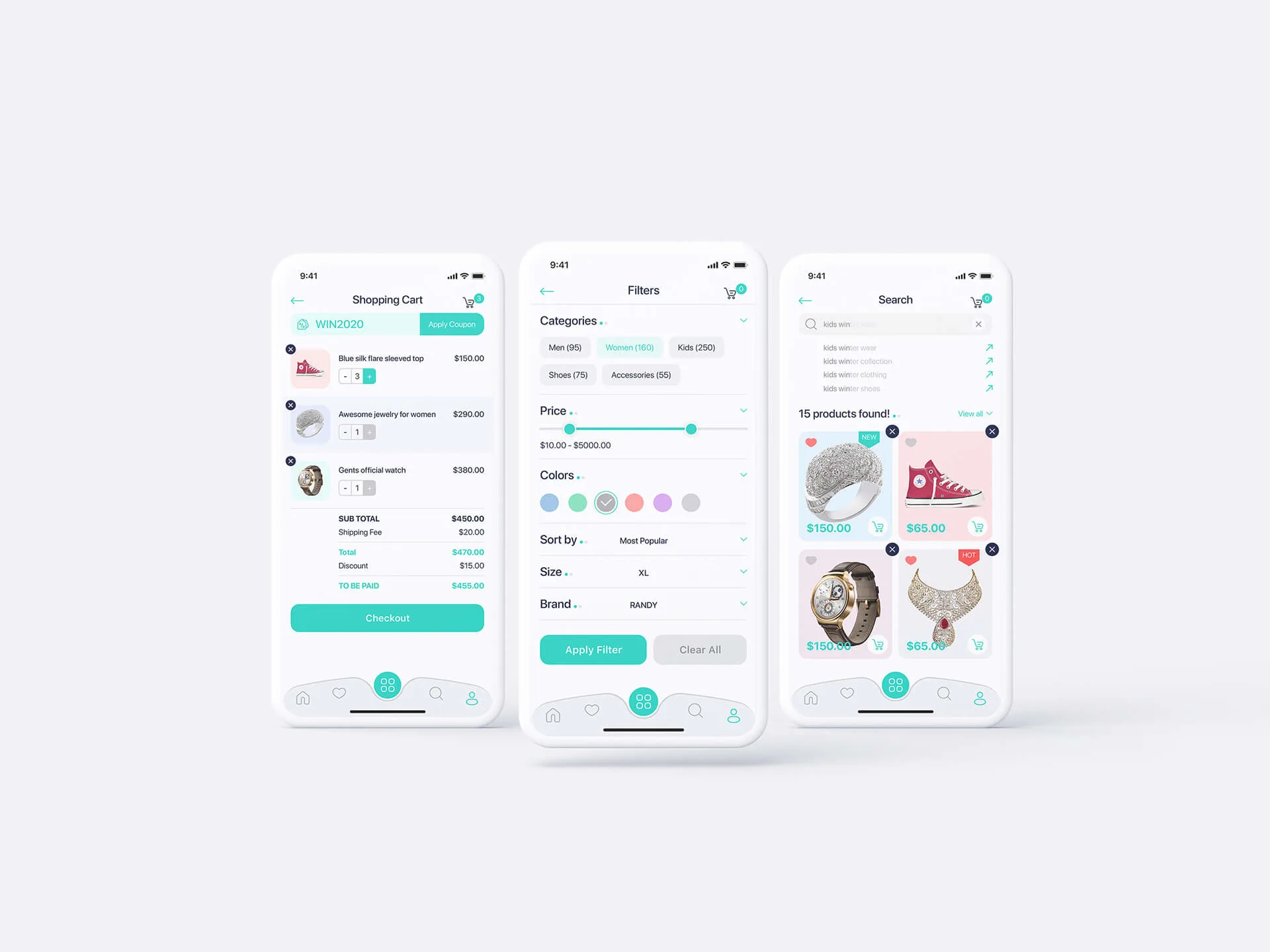 Kenakata – eCommerce Mobile App UI Kit