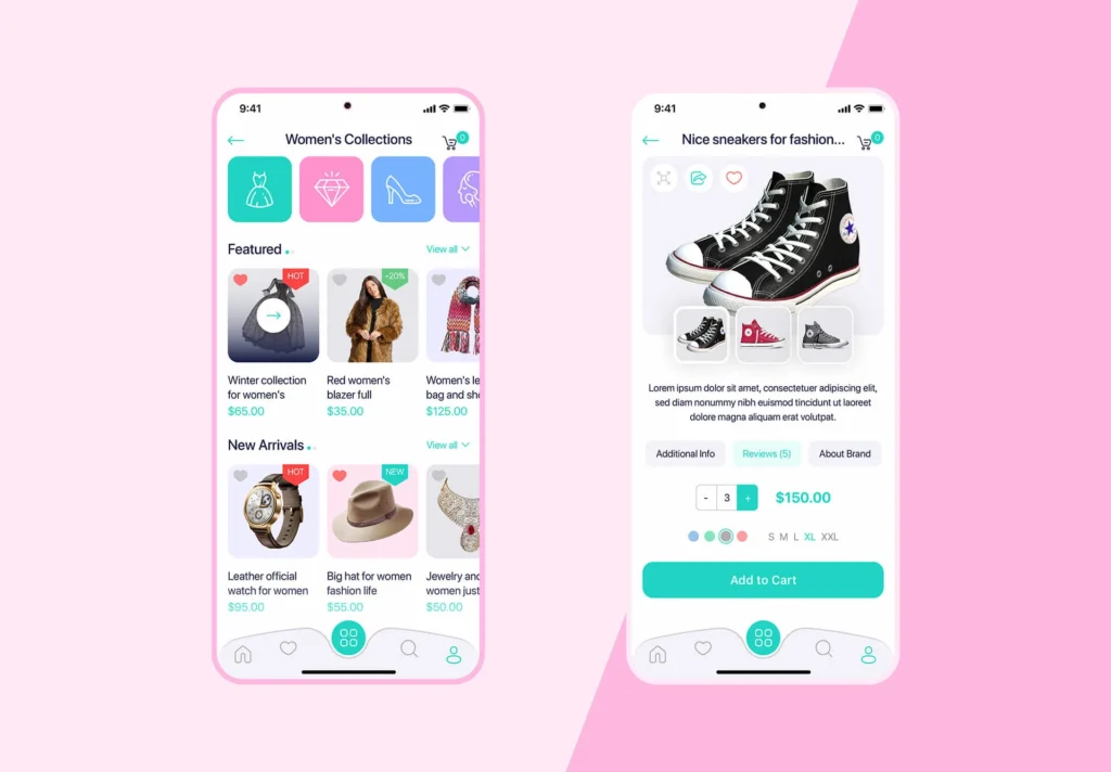 Kenakata – eCommerce Mobile App UI Kit