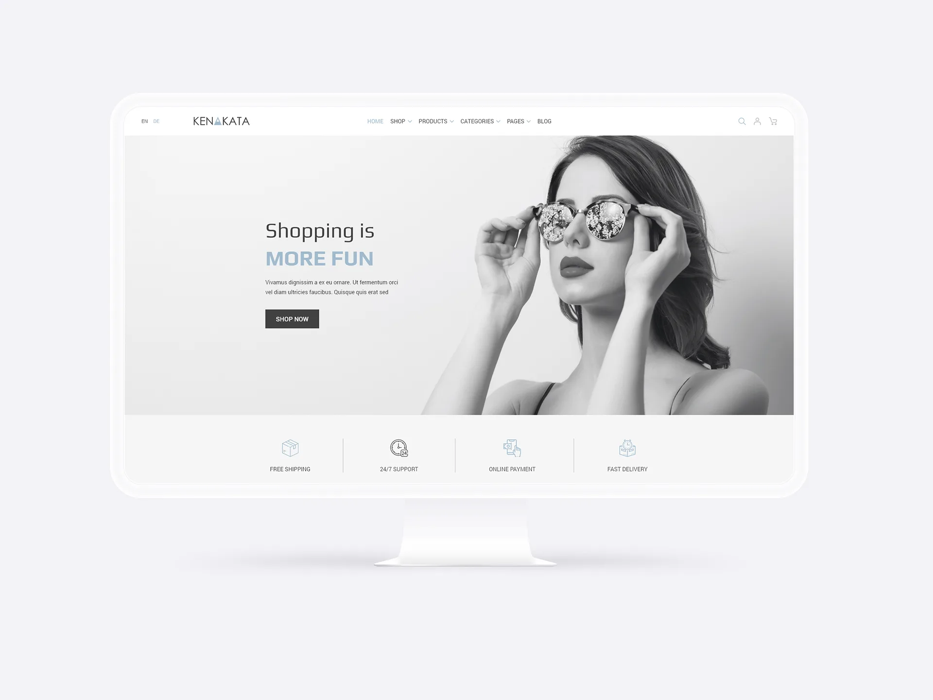 Kenakata – Creative eCommerce Adobe XD Template