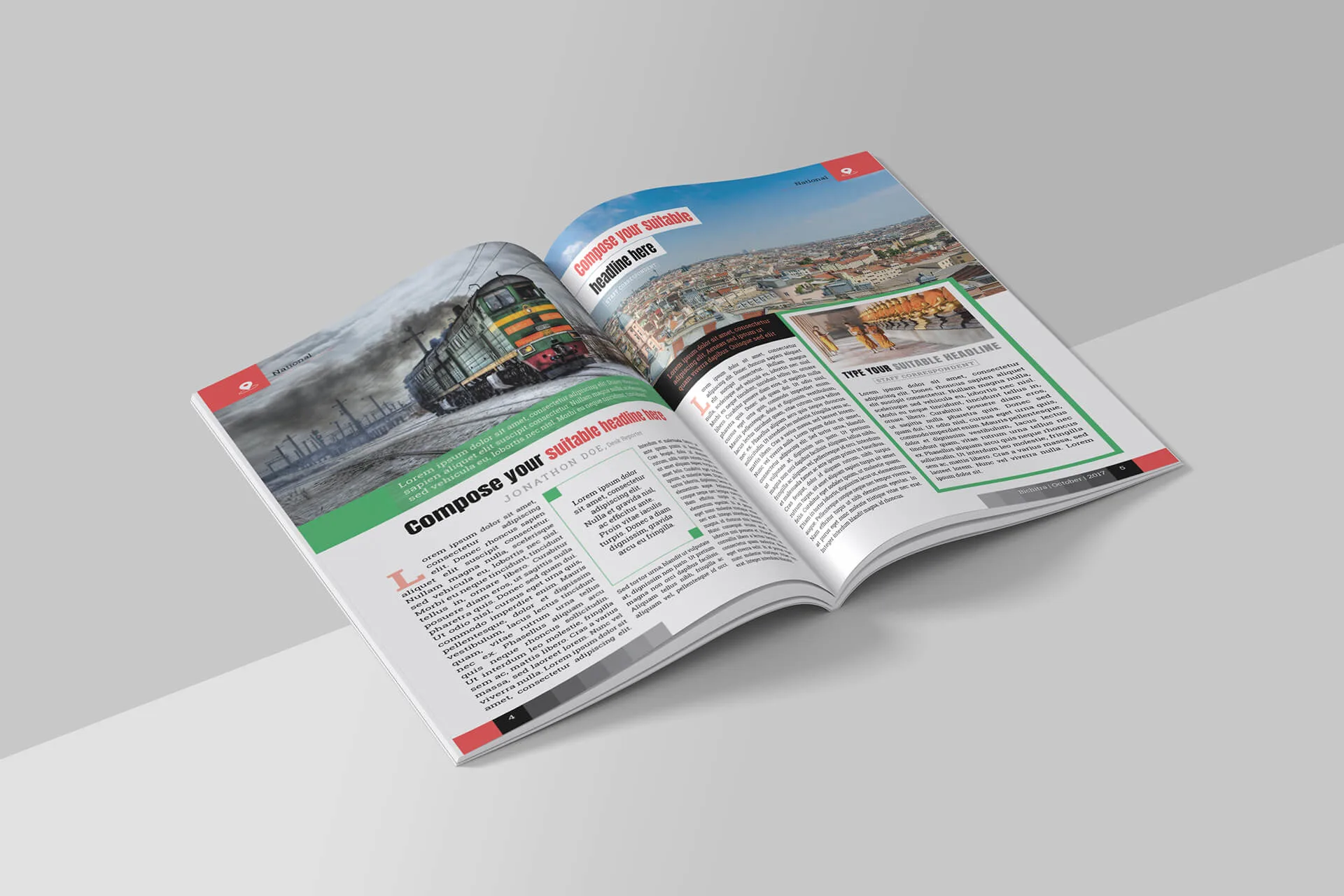 Bichitra Magazine Template