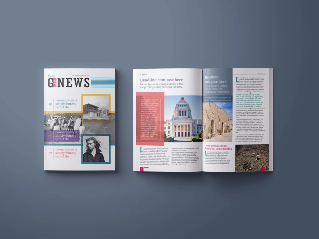 G-News Magazine Newsletter Template
