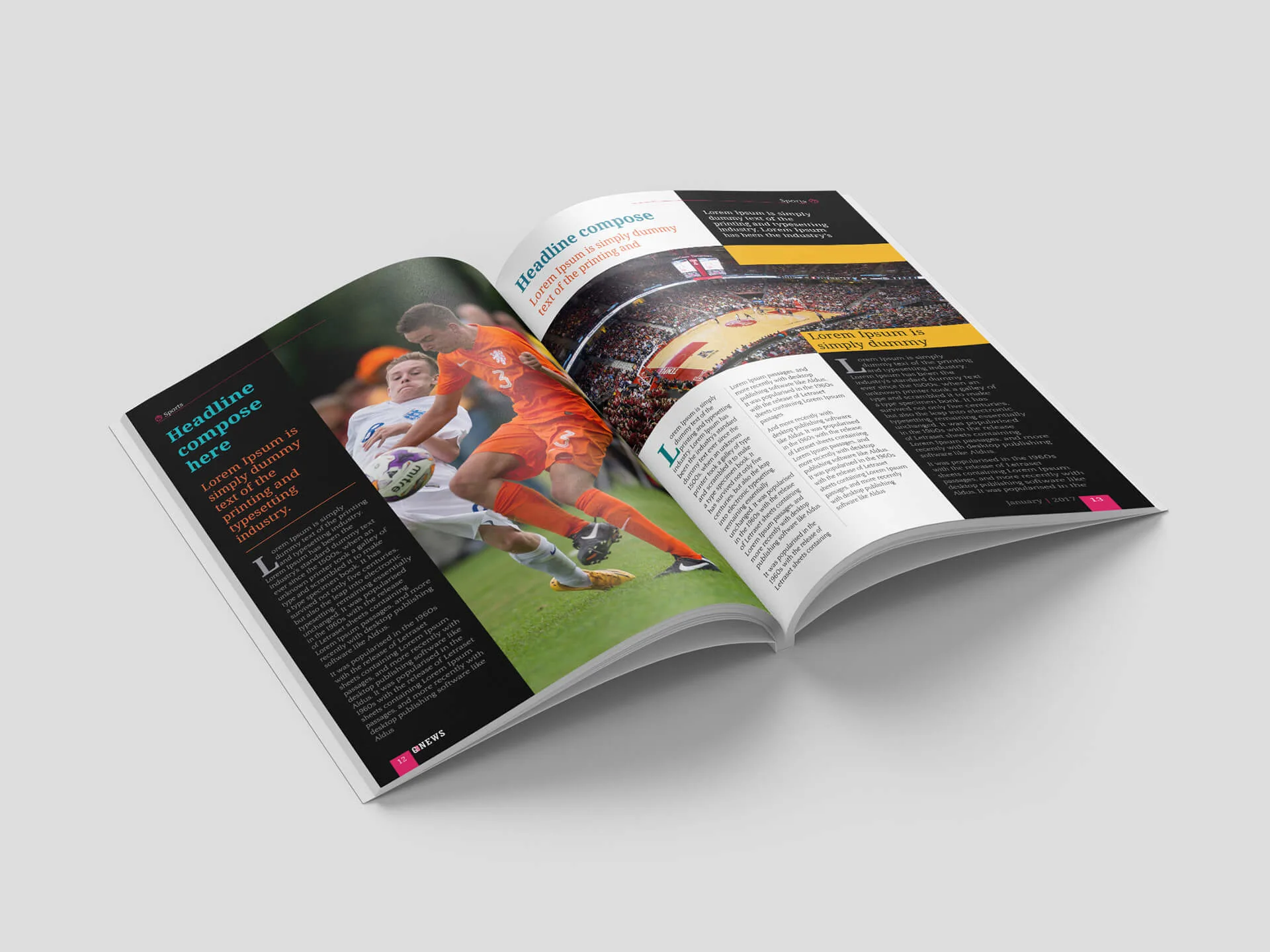 G-News Magazine Newsletter Template