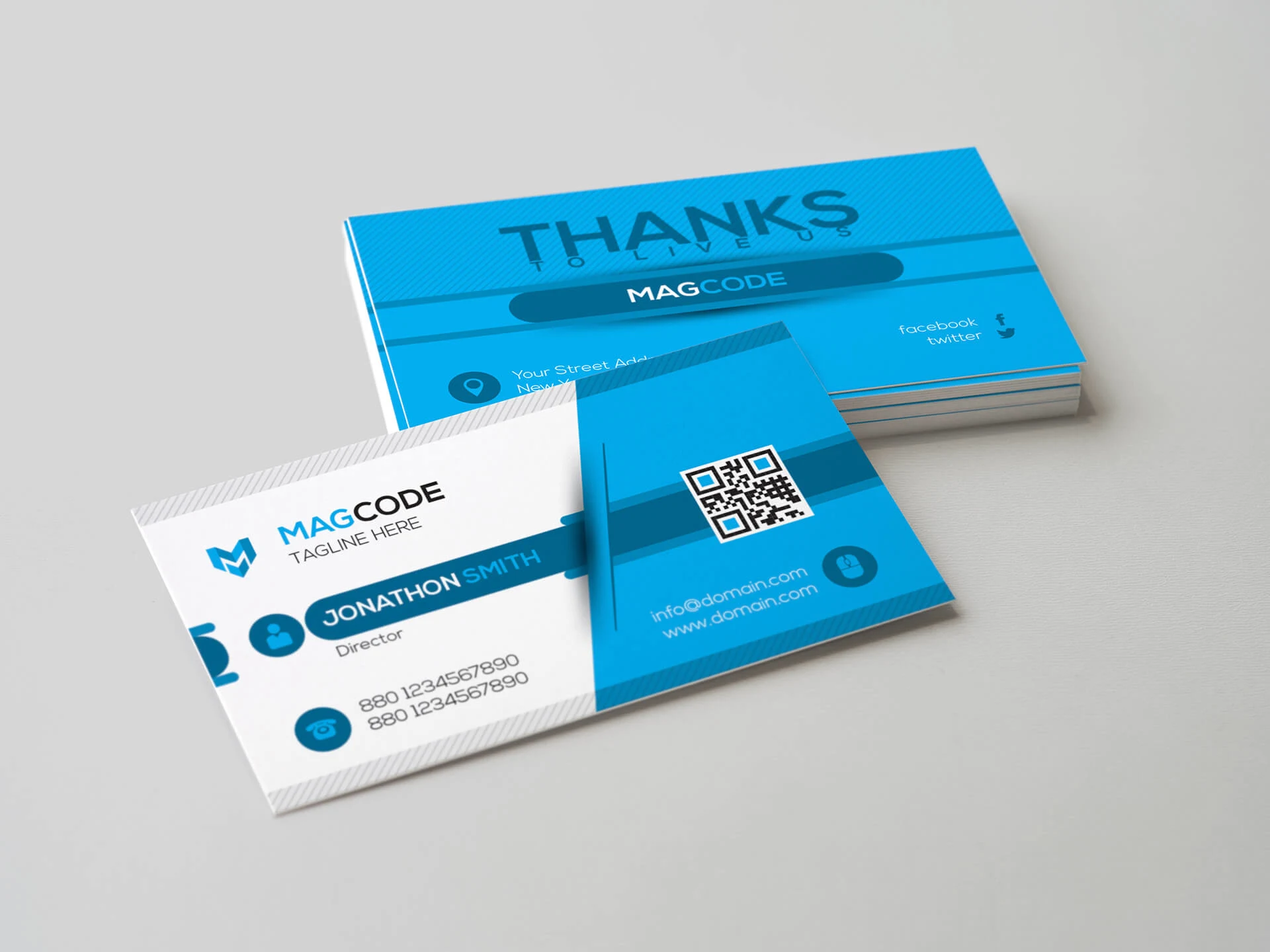 MagCode Business Card Template