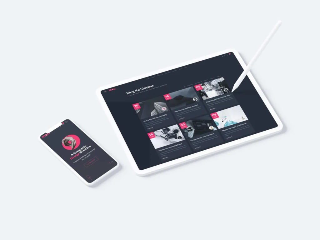 Mou – Creative Portfolio & Agency HTML5 Template