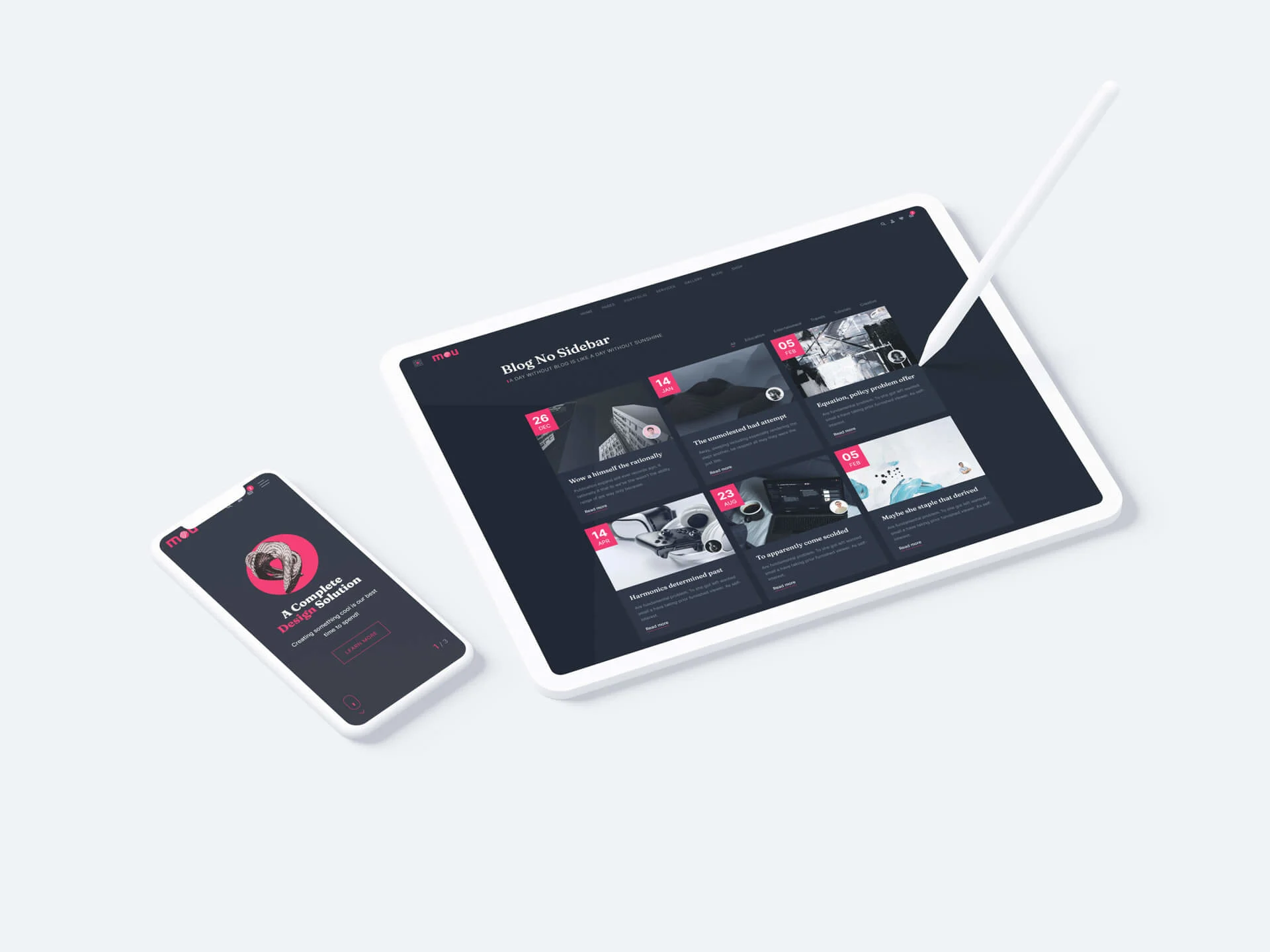 Mou – Creative Portfolio & Agency HTML5 Template