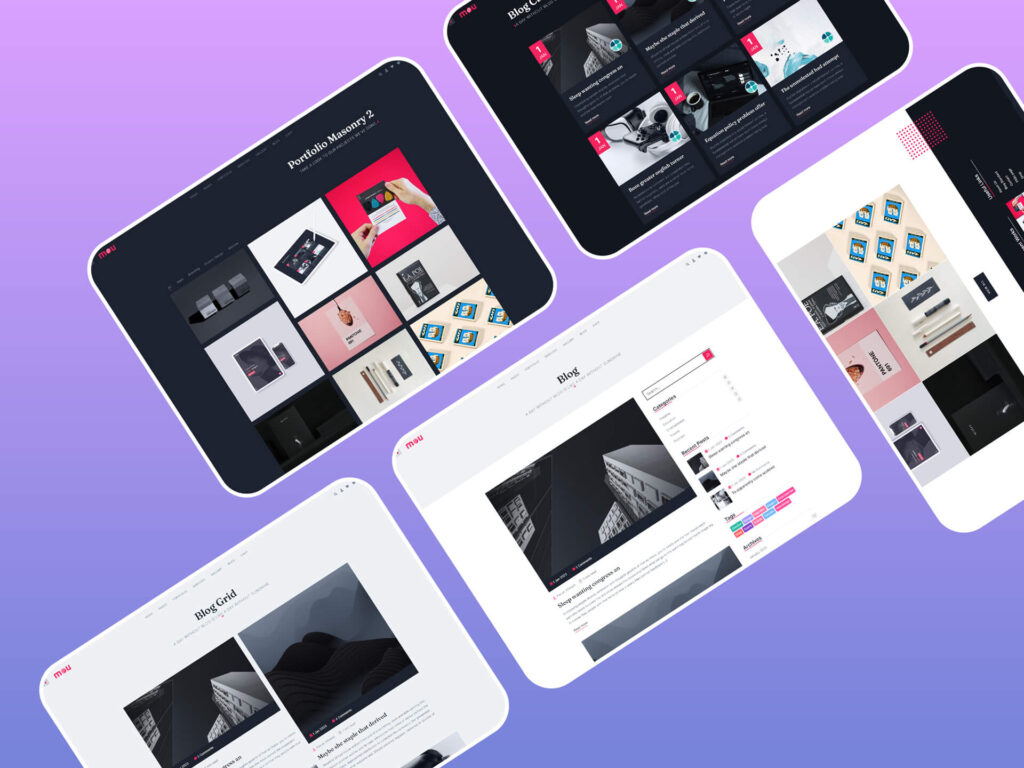 Mou – Creative Portfolio & Agency WordPress Theme