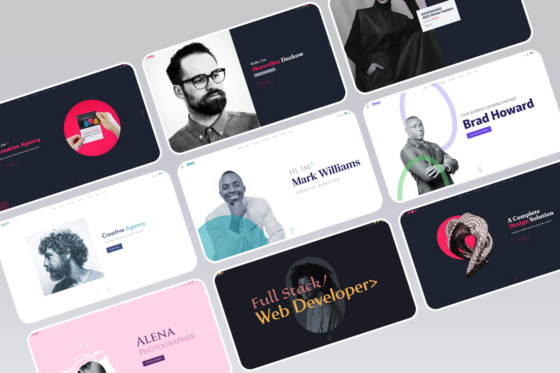 Mou – Creative Portfolio & Agency WordPress Theme