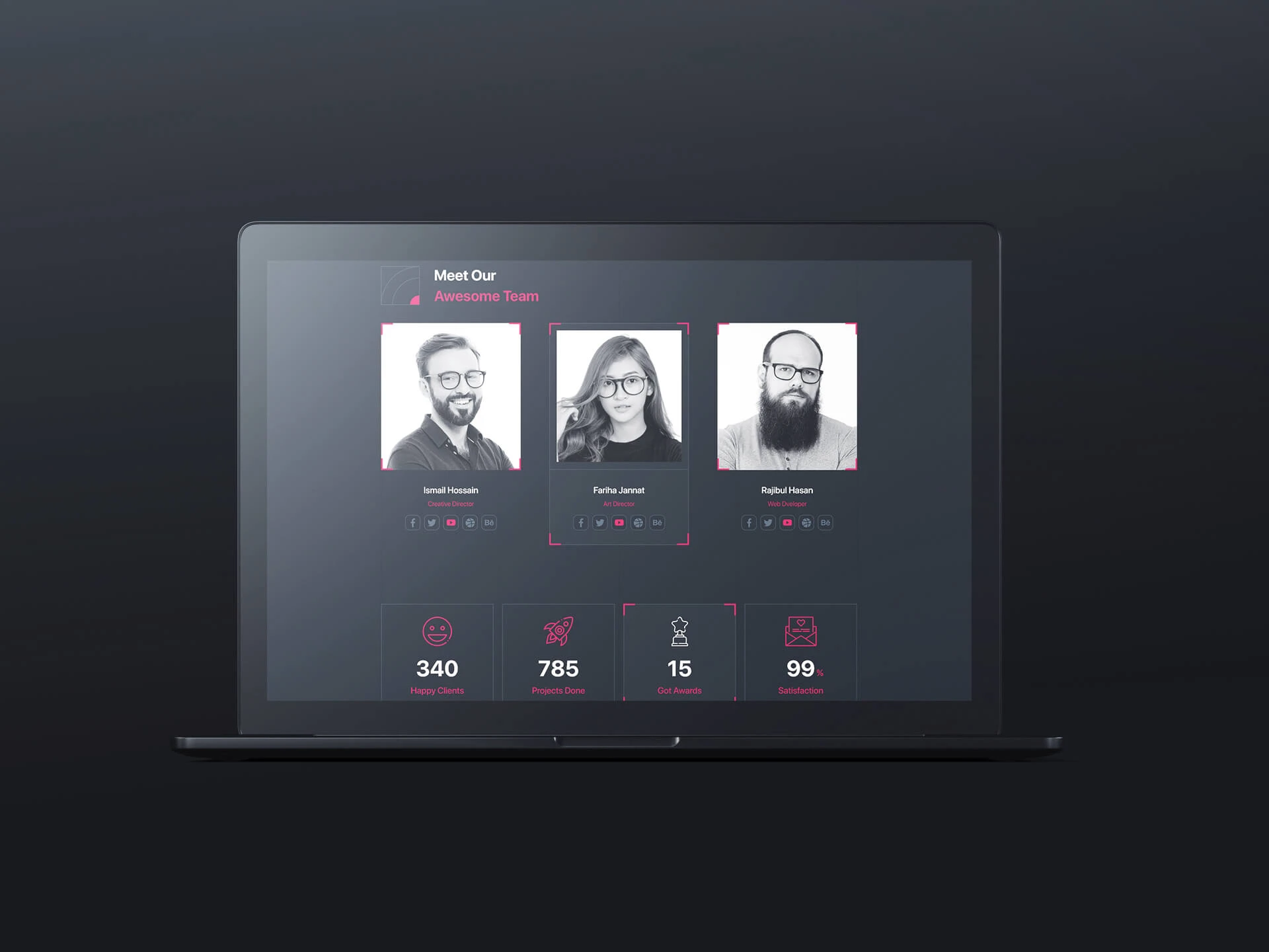 Moyuri | Freelancer and Creative Agency Adobe XD Template