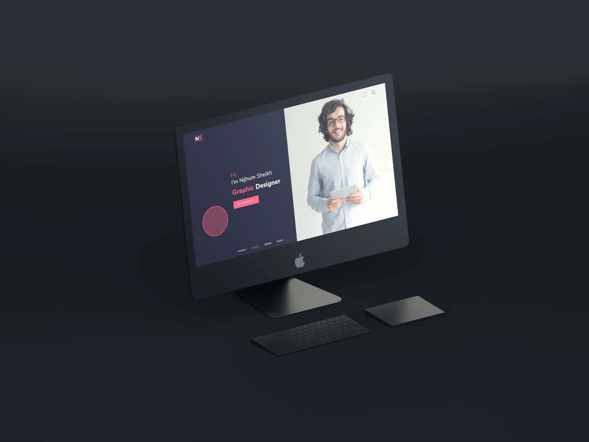 Nijhum – Personal and Creative Agency XD Template
