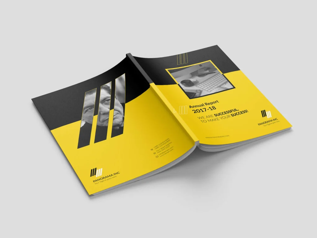 Panorama Annual Report Brochure Template