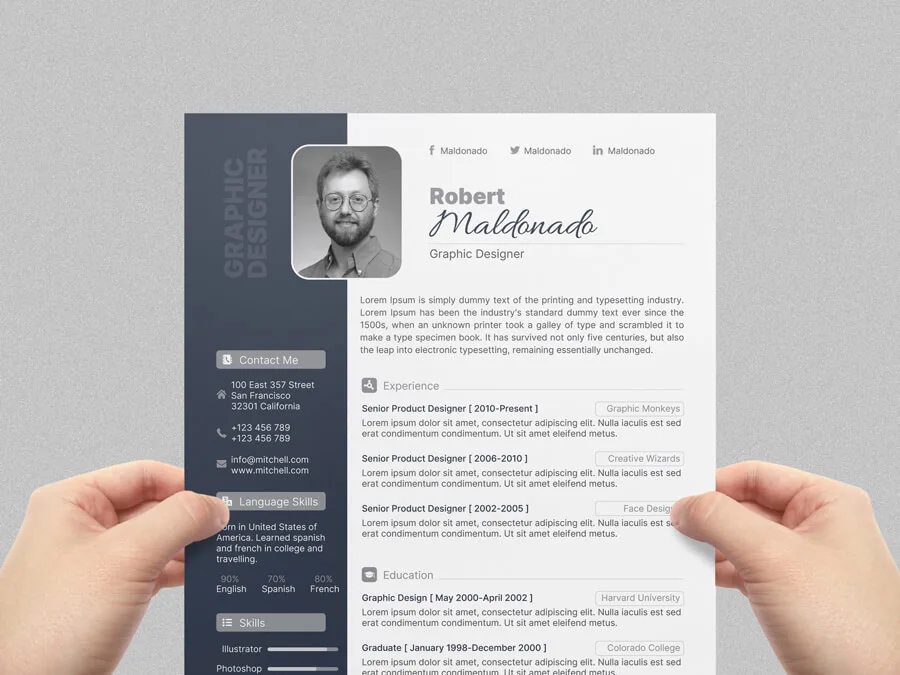 Robert Resume Template