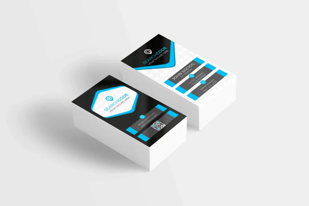 SearchCode corporate PSD business card template print ready