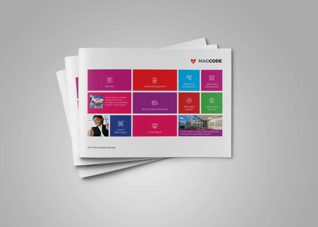 Windows Style Brochure Template