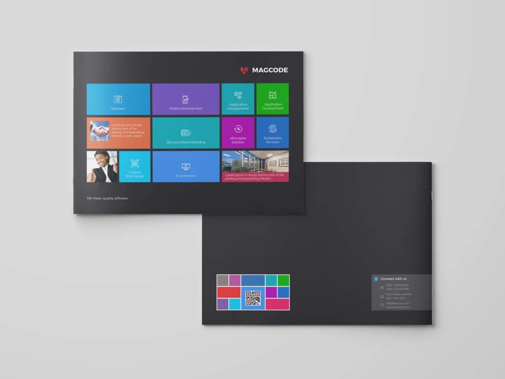 Windows Style Brochure Template