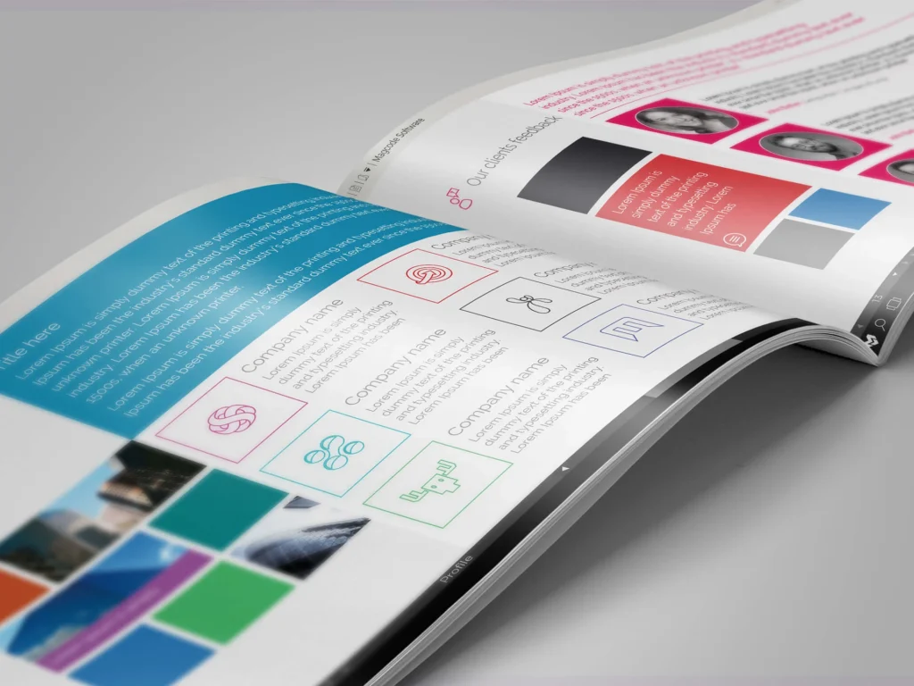 Windows Style Brochure Template