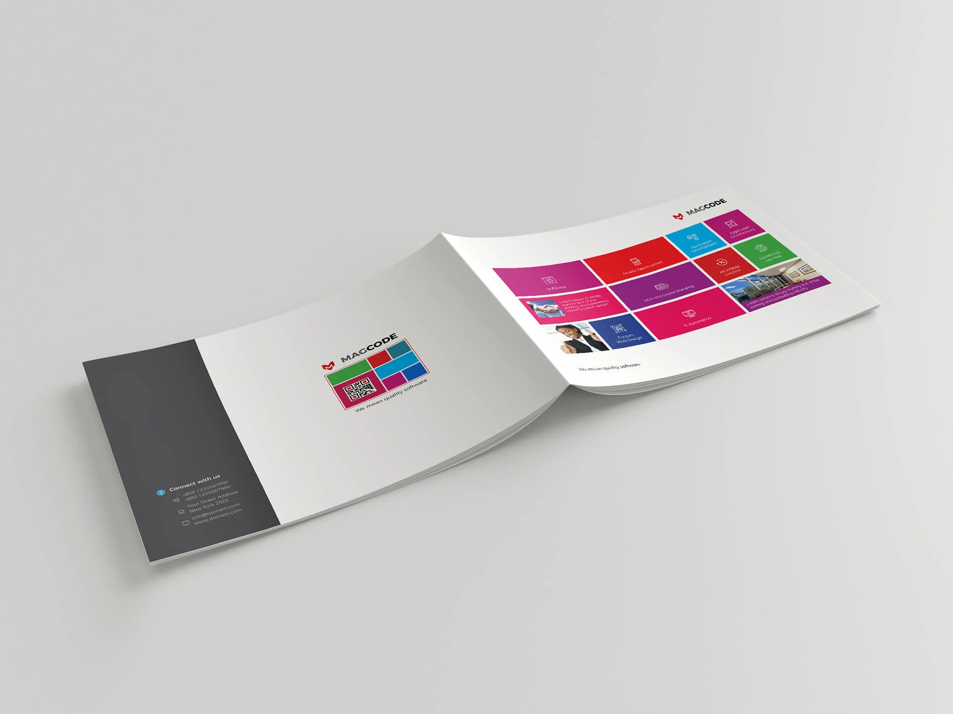 Windows Style Brochure Template